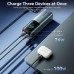 Батарея універсальна Vention 27000 mAh 200W Gray TFT Display Type (FKGH0)