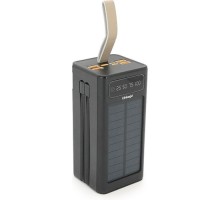 Батарея універсальна Linkage 50000mAh, Solar, 22.5W, cables Туре-С+Lighting, Black (LKP-47)