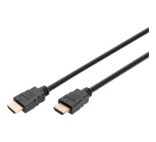 Кабель мультимедійний HDMI M to HDMI M 2.0m 4K60Hz w/Ethernet black Digitus (DB-330123-020-S)