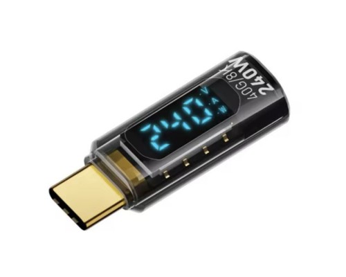 Перехідник USB-C M to USB-C F 40Gbps 240W 8K with display XoKo (AC-240TCС)