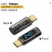 Перехідник USB-C M to USB-C F 40Gbps 240W 8K with display XoKo (AC-240TCС)