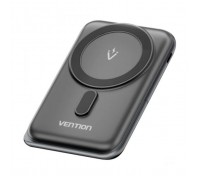 Батарея універсальна Vention Magnetic Wireless 10000mAh 20W PD USB-C In/Out, QI-15W Black (FHNB0)