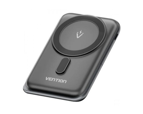 Батарея універсальна Vention Magnetic Wireless 10000mAh 20W PD USB-C In/Out, QI-15W Black (FHNB0)