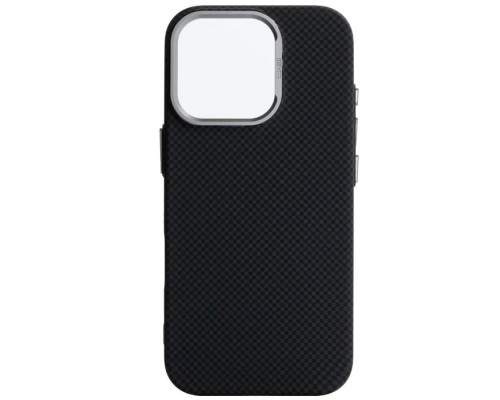 Чохол до мобільного телефона Armorstandart LikeCarbon2 MagCase Apple iPhone 15 Pro Kevlar Black (ARM88589)