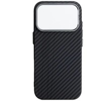 Чохол до мобільного телефона Armorstandart LikeCarbon2 MagCase Apple iPhone 17 Pro Carbon Black (ARM86258)