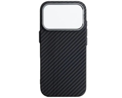 Чохол до мобільного телефона Armorstandart LikeCarbon2 MagCase Apple iPhone 17 Pro Carbon Black (ARM86258)