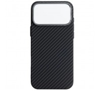 Чохол до мобільного телефона Armorstandart LikeCarbon2 MagCase Apple iPhone 17 Pro Max Carbon Black (ARM86259)