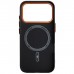 Чохол до мобільного телефона Armorstandart LikeCarbon2 SE MagCase Apple iPhone 17 Pro Kevlar Black Orange (ARM89164)