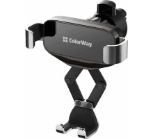 Універсальний автотримач ColorWay Gravity Mechanical Car Mount Black (CW-CHG18-BK)