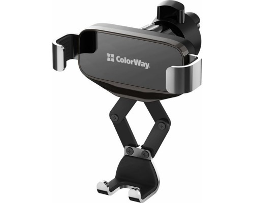 Універсальний автотримач ColorWay Gravity Mechanical Car Mount Black (CW-CHG18-BK)