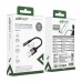 Перехідник USB AM to 3.5mm F 0.15m black Acefast (6974316285298)