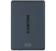 Батарея універсальна Canyon 5000mAh OnPower 500 PD20W Magnetic wireless MagSafe Black (CNS-CPB500B)