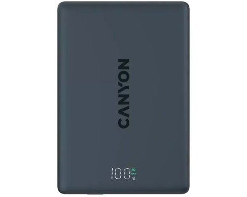 Батарея універсальна Canyon 5000mAh OnPower 500 PD20W Magnetic wireless MagSafe Black (CNS-CPB500B)
