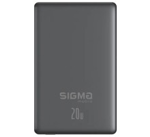 Батарея універсальна Sigma X-power SI10A7QL-MAG grey 10000mAh, Magnetic wireless 15W, PD+QC, 20W max (4827798955116)