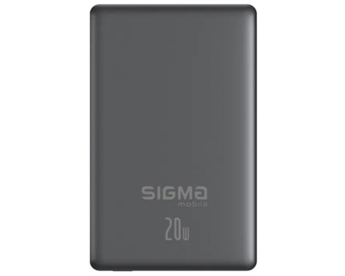 Батарея універсальна Sigma X-power SI10A7QL-MAG grey 10000mAh, Magnetic wireless 15W, PD+QC, 20W max (4827798955116)