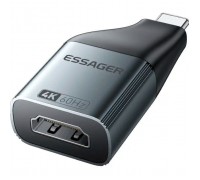 Перехідник HDMI F to USB-C M 4K60Hz Essager (EZJHD60-MJ0G-P)