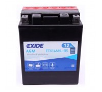 Акумулятор автомобільний EXIDE AGM 12Ah (+/-) (210EN) (ETX14AHL-BS)