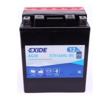 Акумулятор автомобільний EXIDE AGM 12Ah (+/-) (210EN) (ETX14AHL-BS)