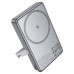 Батарея універсальна HOCO 10000mAh Sunlight PD/20W Magnetic with stand Metal Grey (Q36A / 714987)