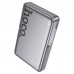 Батарея універсальна HOCO 10000mAh Sunlight PD/20W Magnetic with stand Metal Grey (Q36A / 714987)