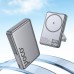 Батарея універсальна HOCO 10000mAh Sunlight PD/20W Magnetic with stand Metal Grey (Q36A / 714987)