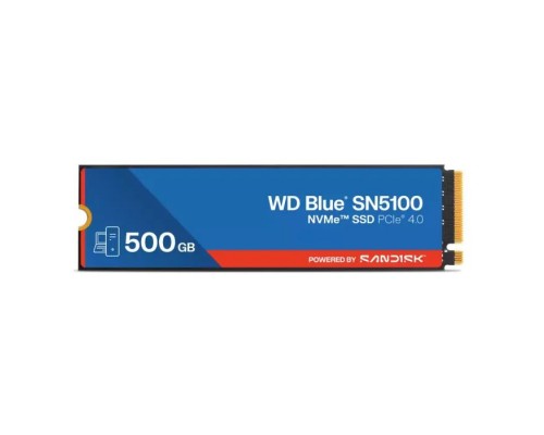Накопичувач SSD M.2 2280 500GB BLUE SN5100 WD (WDS500G5B0E-00CPE0)