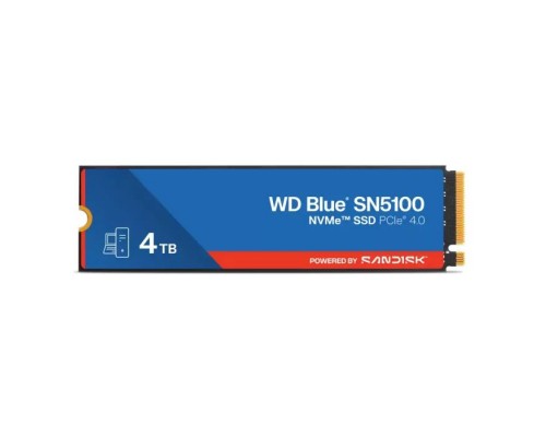 Накопичувач SSD M.2 2280 4TB BLUE SN5100 WD (WDS400T5B0E-00CPE0)