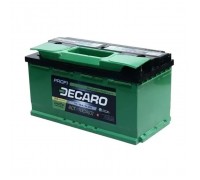 Акумулятор автомобільний DECARO 100Ah-12v PROFI (353х175х190), R, EN850 (6СТ-100 АЗ (0) PRO)