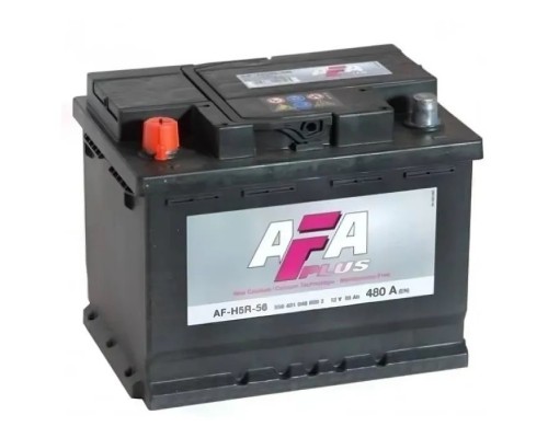 Акумулятор автомобільний AFA 56Ah-12v (242х175х190), R, EN480 (556 400 048)
