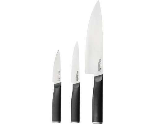 Набір ножів KitchenAid Classic з захисними чохлами, 3 предмети (KEG3PTHEOHOBA)