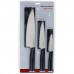 Набір ножів KitchenAid Classic з захисними чохлами, 3 предмети (KEG3PTHEOHOBA)