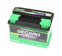 Акумулятор автомобільний DECARO 75Ah-12v MASTER R, EN680 (6СТ-75 А3 (0) M)