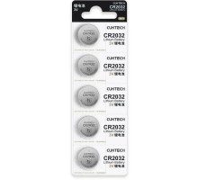 Батарейка CR 2032 coin cell battery * 5 CUKTECH (CKCR2032CNWT)