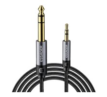 Кабель мультимедійний 3.5mm M to 6.5mm M 1.2m Essager (EYPMM-XL0G-P)