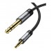 Кабель мультимедійний 3.5mm M to 6.5mm M 1.2m Essager (EYPMM-XL0G-P)