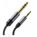 Кабель мультимедійний 3.5mm M to 6.5mm M 1.2m Essager (EYPMM-XL0G-P)