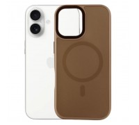 Чохол до мобільного телефона BeCover FIBRA ArcLine MagSafe Apple iPhone 17 Brown (715373)