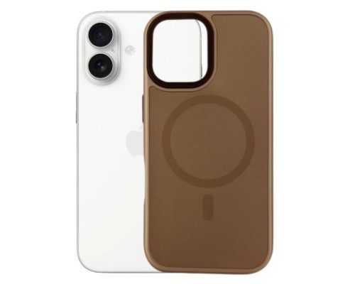 Чохол до мобільного телефона BeCover FIBRA ArcLine MagSafe Apple iPhone 17 Brown (715373)