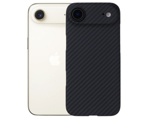 Чохол до мобільного телефона BeCover FIBRA Carbonite MagSafe Apple iPhone 17 Air Black (715407)