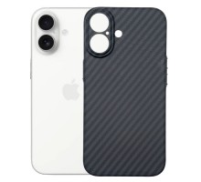 Чохол до мобільного телефона BeCover FIBRA Carbonite MagSafe Apple iPhone 17 Black (715406)