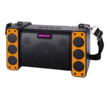 Акустична система NEWVEW NV-9172 Solar Panel/BT/USB/TF/FM Orange (NWVW-NV-9172-OR)