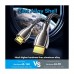 Кабель мультимедійний HDMI M to HDMI M 2.0m V2.0 4K60Hz braided zinc alloy black Vention (ALMBH)