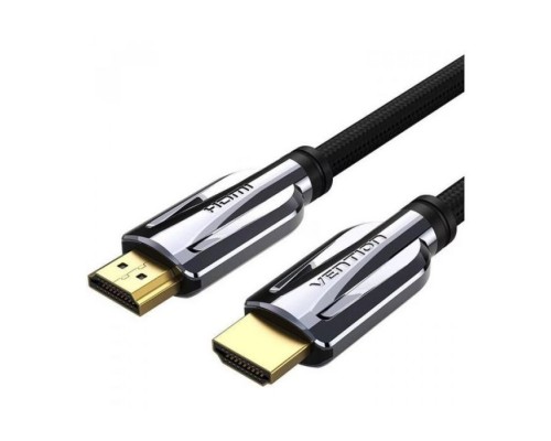 Кабель мультимедійний HDMI M to HDMI M 3.0m V2.1 8K60Hz braided black Vention (AALBI)
