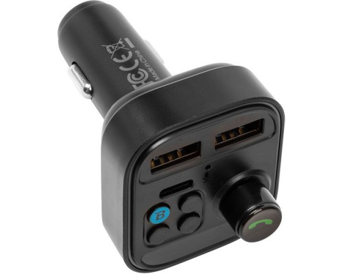 FM модулятор HiSmart T18 Black (BS330331)