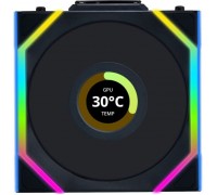 Кулер до корпусу Lian Li UNI Fan SL WIRELESS LCD 120-1, Black (G99.12SLLCD1W1B.00)