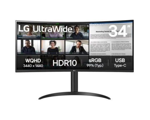 Монітор LG 34WR55QK-B