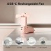 Вентилятор Jisulife F8X pink