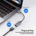Перехідник USB-C to HDMI F USB 3.0 4K60Hz dark gray Dynamode (DM-AD-USB-C-HDMI)