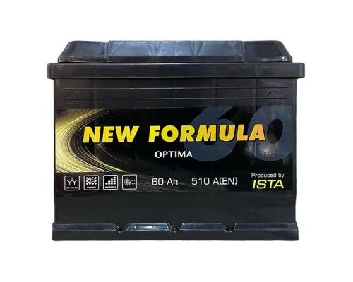 Акумулятор автомобільний NEW FORMULA Optima 60Ah (+/-) (510EN) (5601103252)