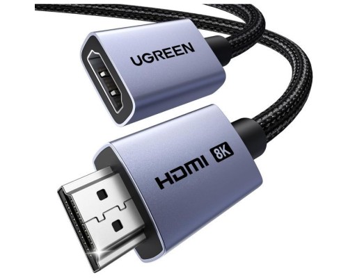 Кабель мультимедійний HDMI M to HDMI M 2.0m 8K60Hz 48Gbps black Ugreen (95927)